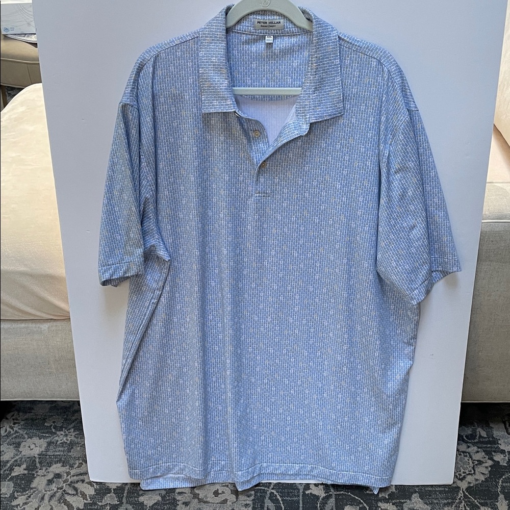 Peter Millar Men's Blue Polo Shirt